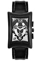 Elini Men's Nazar Black Leather Chronograph Watch #BK774HRSCR