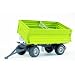 Bruder 02203 - Fliegl Dreiseitenkippanh�nger mit Aufsteckkbordwand