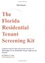 The Florida Residential Tenant Screening Kit