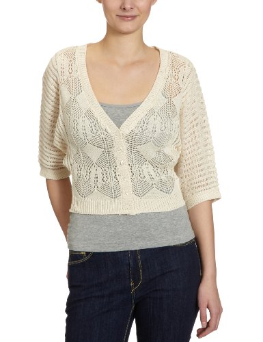 VERO MODA Damen Strickjacke, 10078927, Gr. 38 (M), Beige (LATTE) Preisvergleich