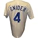 Duke Snider Autographed/Hand Signed Brooklyn Dodgers White #4 Jersey