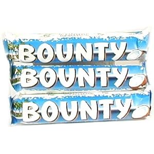 Bounty Bar with Milk Chocolate-pack 3 Bars by Bounty Bars