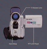 Supersonic IQ-8500 Video Camcorder 2.4 Color TFT Display Digital Zoom/ Still Camera