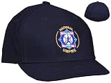 Anaconda Sports&reg; BBUMP-CAP-2 - Babe Ruth Baseball Umpire Hat - 2 inch Brim - Fitted