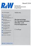 Musterverträge für Handelsvertreter, Händler und Franchisepartner