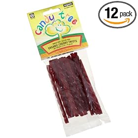Candy Tree Gluten Free Cherry Twists, 2.6-Ounce Packages (Pack of 12)