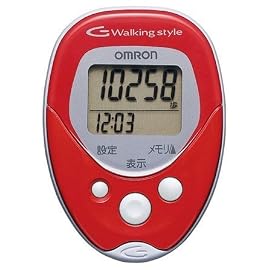 オムロン ヘルスカウンタ Walking style HJ-113 レッド