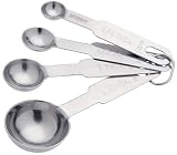 Hoffritz 4-Piece Stainless Steel Measuring Spoon Set