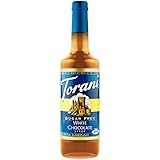 Torani Sugar Free White Chocolate Syrup with Splenda, 750 ml