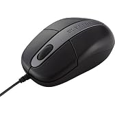 ELECOM USB&PS/2接続ホイール付光学式マウス ブラック M-M2UP2RBK
