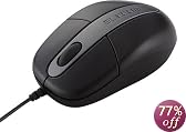 ELECOM USB&PS/2接続ホイール付光学式マウス ブラック M-M2UP2RBK