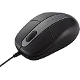 ELECOM USB&PS/2�ڑ��z�C�[���t���w���}�E�X �u���b�N M-M2UP2RBK �G���R��