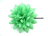 Island Sunshine Flower - Baby Girl & Toddler Bobby Pin - Green