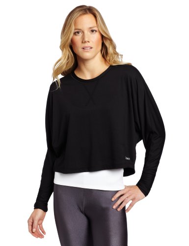 Asics Women's Tuckfield Sweatshirt, Black, Small/Medium On Sale