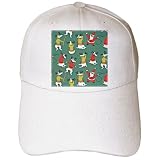 Lee Hiller Designs Holidays Christmas - Wacky Santa and Rudolph Red Nose Reindeer Christmas - Caps