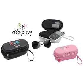 WHITE Eyeplay iPod Speaker Sunglasses Case