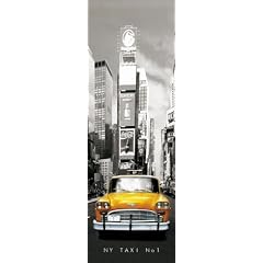 1art1 43453 New York - Taxi No 1 T�r-Poster (158 x 53 cm)