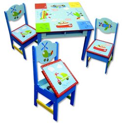 Kitchen: Go Man Go Storage Table & Two Storage Chairs
