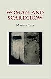 Woman and scarecrow