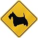 terrier45  - ONLY SCOTTISH TERRIER CROSSING SIGN DOG