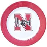 Nebraska Huskers 4 Piece Dinner Plate Set