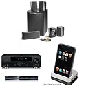 Polk Audio RM6750 5.1 Channel Home Theater Speaker System & Yamaha RX-V365BL 500 Watt 5-Channel Home Theater Receiver & Yamaha YDS-11SL iPod Dock for select Yamaha AV Products & Samsung Blu-Ray Disc Player w/Netflix Streaming Capabilities Bundle