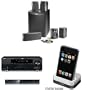 Polk Audio RM6750 5.1 Channel Home Theater Speaker System & Yamaha RX-V365BL 500 Watt 5-Channel Home Theater Receiver & Yamaha YDS-11SL iPod Dock for select Yamaha AV Products & Samsung Blu-Ray Disc Player w/Netflix Streaming Capabilities Bundle