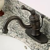 Oil Rubbed Bronze 4” Centerset Lavatory Faucet