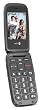 Doro PhoneEasy 612 GSM-Mobiltelefon Klapphandy (2 Megapixel Kamera, gro�en Tasten, UKW-Radio) schwarz-schwarz
