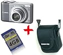 Bundle: Canon A2000 IS 10MP Zoom Digital Camera + 4GB + Soft Case