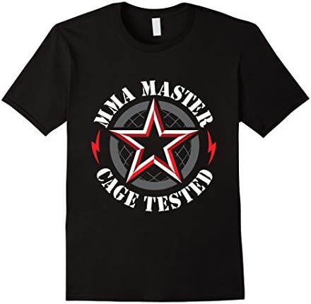 Men's MMA MASTER Ultimate Fighter T-Shirt 2XL Black