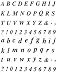 Double Alphabet Clear Rubber Stamps