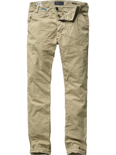 Scotch & Soda Herren Jeans 12051285023 - SELBY-SLIM TAPER-GARMENT DYE, Gr. 34/34, Braun (6 Preisvergleich