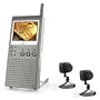 Wireless Video Security System 2.5" Handheld Monitor & Mini Pinhole Camera (GX5204) & Bonus Color Wireless Indoor Pinhole Camera (WSE103C)