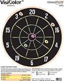 VisiColor High-Visibility Paper Targets, Dartboard - 10pk