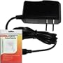 HQRP Replacement AC Wall Charger Adapter for Garmin Nuvi 310 350 275 205 255 GPS Device plus HQRP Universal Screen Protector