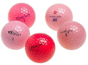 Various Brands Optic Pink Mixed Recycled Golf Balls