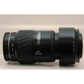 Minolta Maxxum AF 70-210mm 3.5-4.5 lens fits all Minolta Maxxum Dynax AF SLR DSLR cameras and... by Minolta