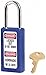 Lockout Padlock, KA, Blue, 1/4 in. Dia.