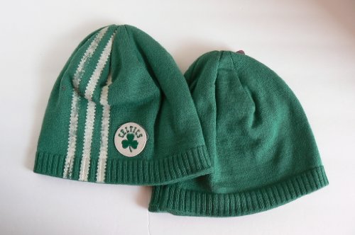NBA Boston Celtics 3 Stripe St Patricks Day Beanie