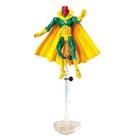 2004 - Toy Biz - Marvel Legends - Series VII - Vision Action Figure - 36 Pts of Articulation - Bonus 32 Page The Avengers Comic - Display Stand - Out of Production - Limited Edition - Collectible