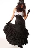 Hips and Curves Plus Size Victorian Steampunk Bustle Skirt
