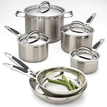 KitchenAid Stainless Steel 10-pc. Cookset