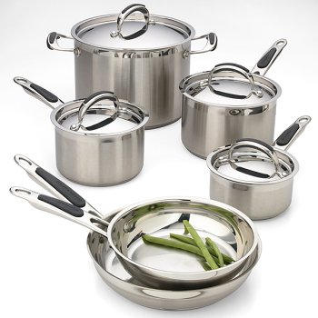 KitchenAid Stainless Steel 10-pc. Cookset