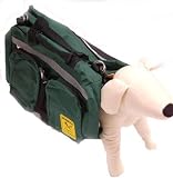 Lovebledog Dog Travel Back Pack, Dark Green
