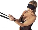 Bondage Set schwarz/bordeaux