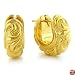 14K Artform Etruscan Hoop Earrings