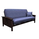 Review Elite  / Distressed Denim Print Futon/Pillow Cover Set - Full
