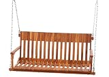 Southern Cross Model SC750 Four Foot Cherry Porch Swing with Hardware - B0007RAKX8