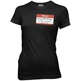 Princess Bride Hello My Name is Inigo Montoya... Nametag Junior Girl's T-Shirt